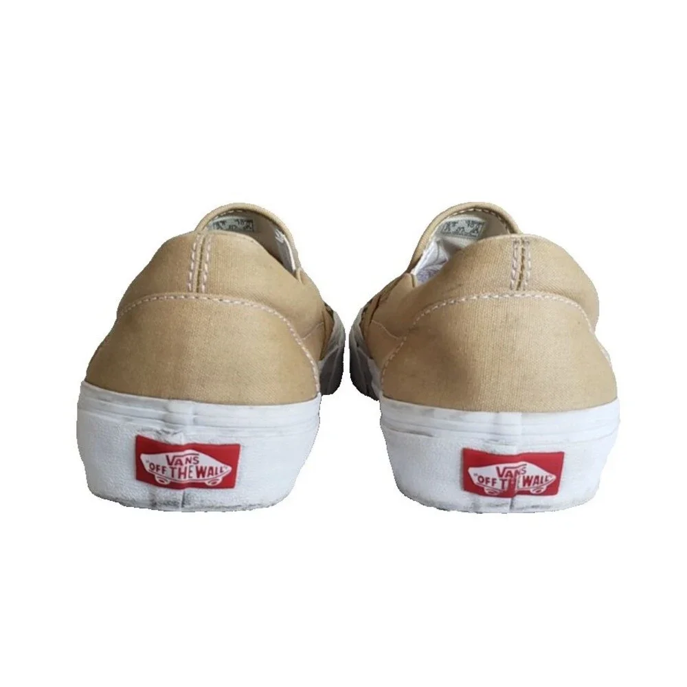 Vans Khak Slip On Burn Graphic Men’s Size 8.5 Women’s Size 10